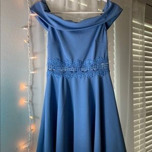 Macys off the shoulder mini dress
